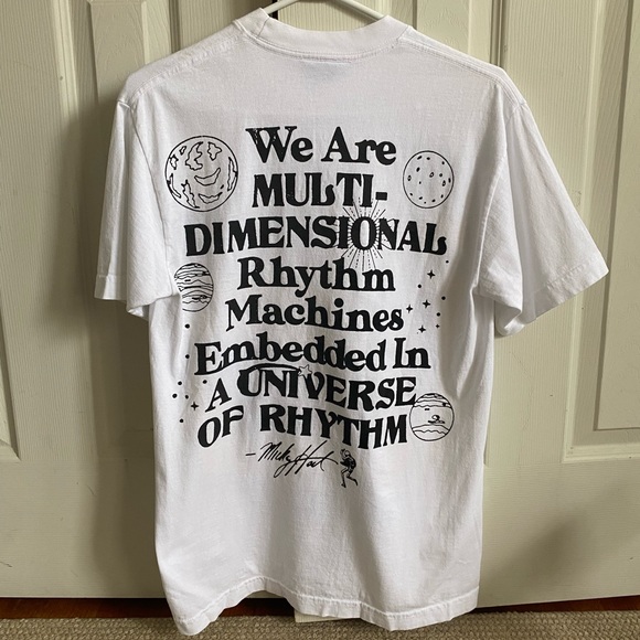 Mickey Hart "The Beam" White T-Shirt Size S - Picture 5 of 9